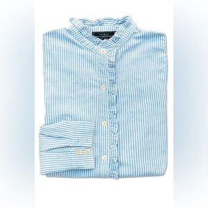 Kiel James Patrick Sebago Lake Ruffle Oxford shirt